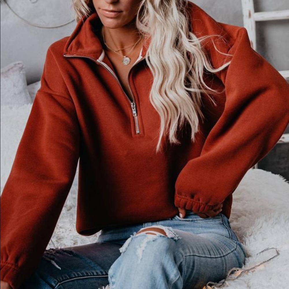 Half Zip Jacket - Copper